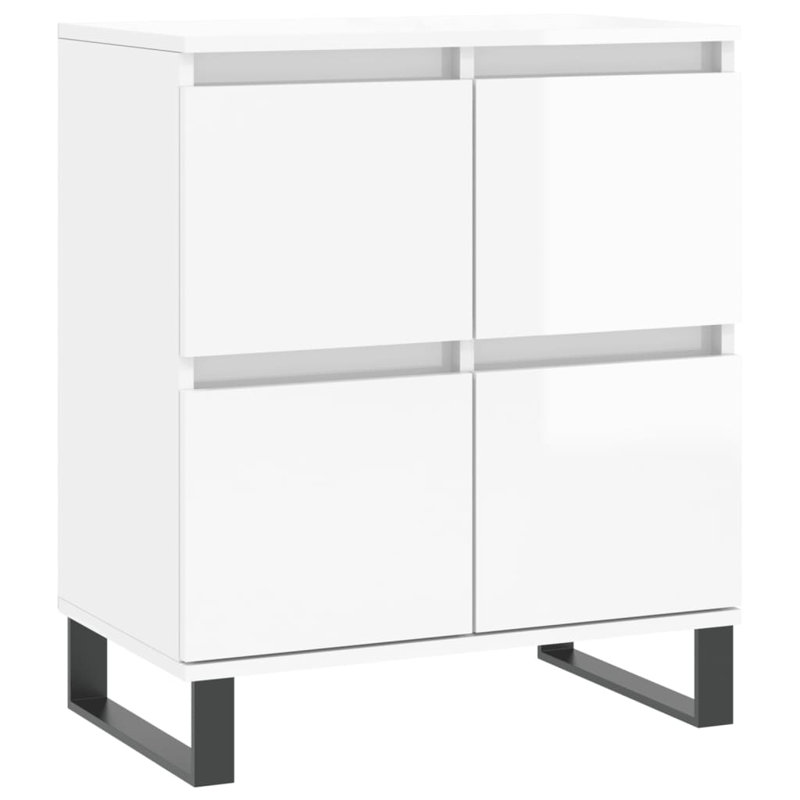 Brooklana 120cm Sideboard, High Gloss White
