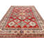 Tapis rouge / ivoire en laine 8 pi 10 po x 12 pi Tribal One-of-a-Kind Tribal