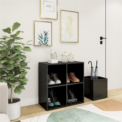 4 Pair Solid Wood Shoe Rack