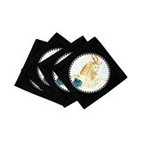 Zodiac Capricorn Cotton Sateen Cocktail Napkins
