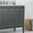 36'' Single Bathroom Vanity with Carrara Marble Top-177049439