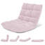 Chaise de plancher pliante avec dossier-1380415299