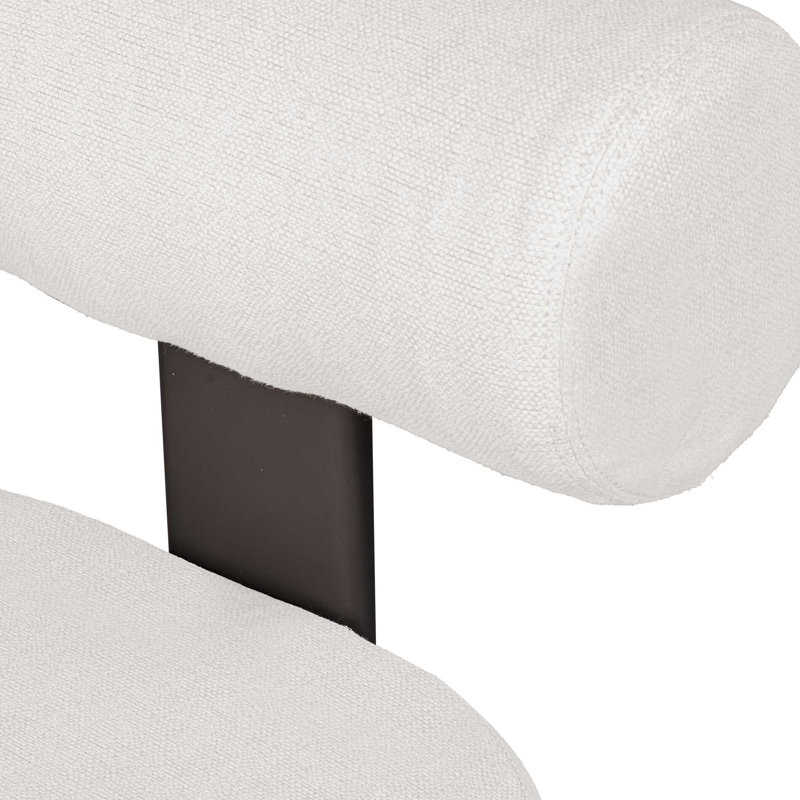 Keera White Outdoor Dining Chair, White