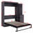 Full Size Murphy Bed With Wardrobe And Drawers, Storage Bed, Can Be Folded Into A Cabinet