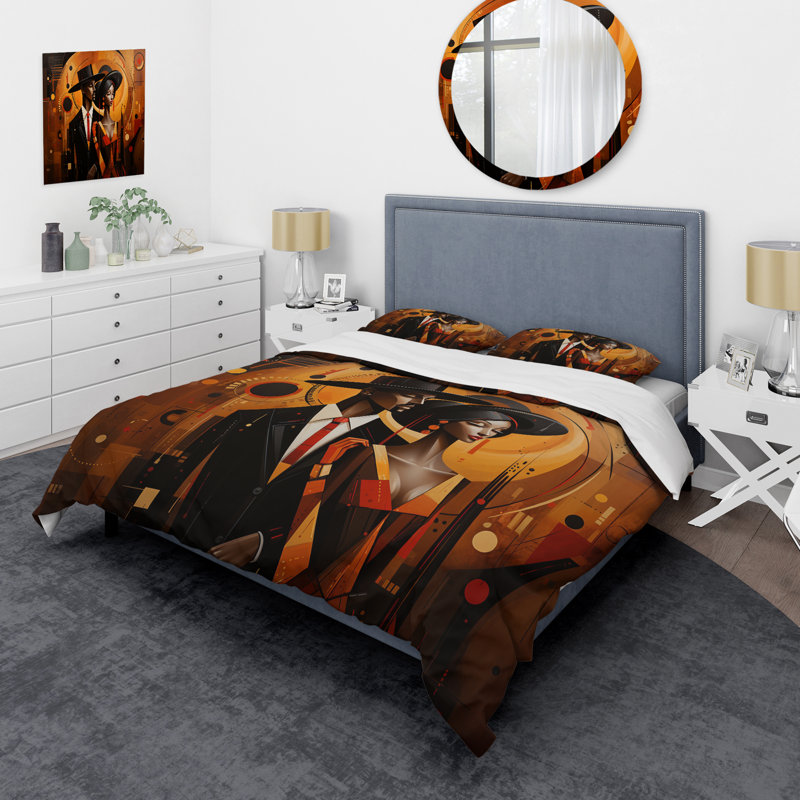 Ensemble de housse de couette Regal Renaissance A II - African American Art