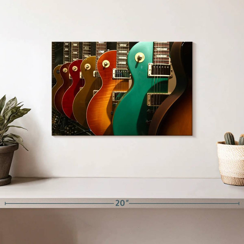 Guitare électrique Abarca, H 8 po x l 12 po