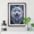 Walnut Framed Paper