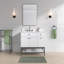 Avanity Paisley 36 in. Vanity Combo in Everglade Green finish with Cala White Engineered Top-482723425
