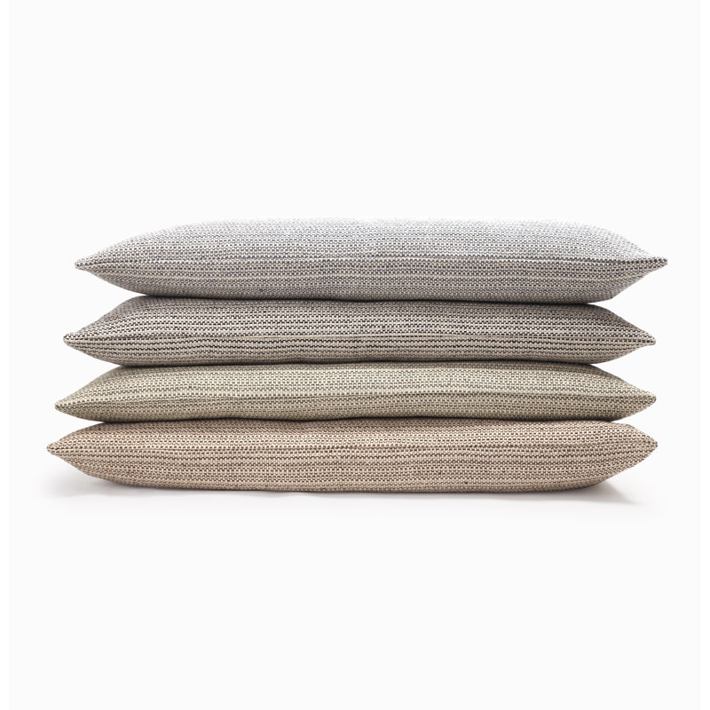 Julian 14" X 24" Pillow with Insert, Charcoal, 14" X 40"