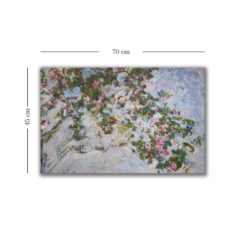 Claude Monet - peinture sur toile tendue