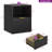 Fluted Nightstand With Drawer, Bedside Table With Open Shelf-2102957505-2101075005