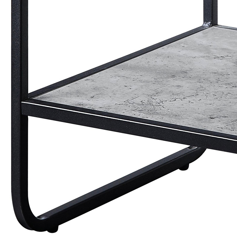 Table de bout traîneau, H 21,5 po x l 16,5 po x P 18,5 po