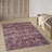 Machine Washable Persian Brick Ivory Area Rug-1184192134
