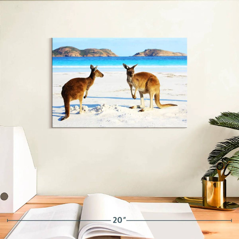 Cape Le Grand Kangaroos, 8" H x 12" W