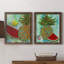 Ananas et melon d'eau I - ensemble de 2 reproductions d'art encadrées-319466735-319400296-319400340