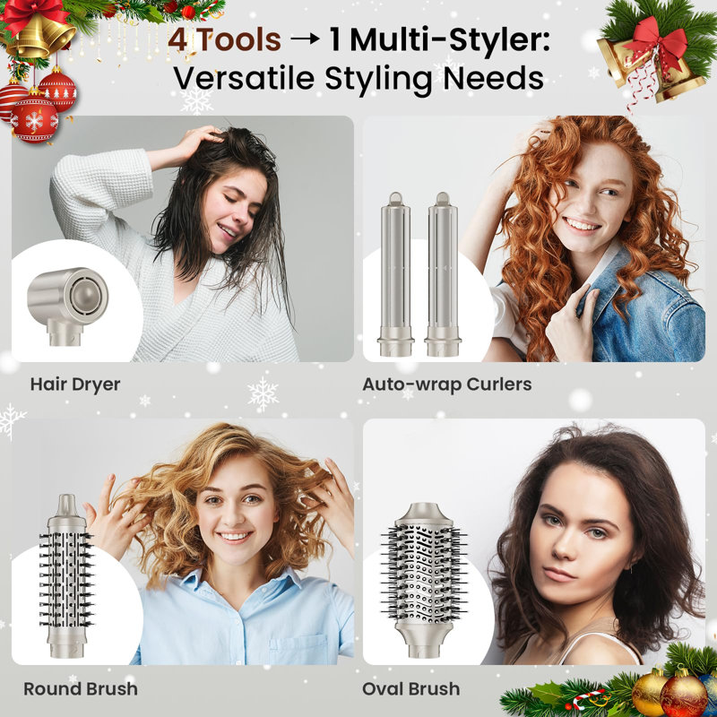 Séchoir à cheveux 5 en 1 Hot Curl Lift Curl Lift Smooth 110000 RPM