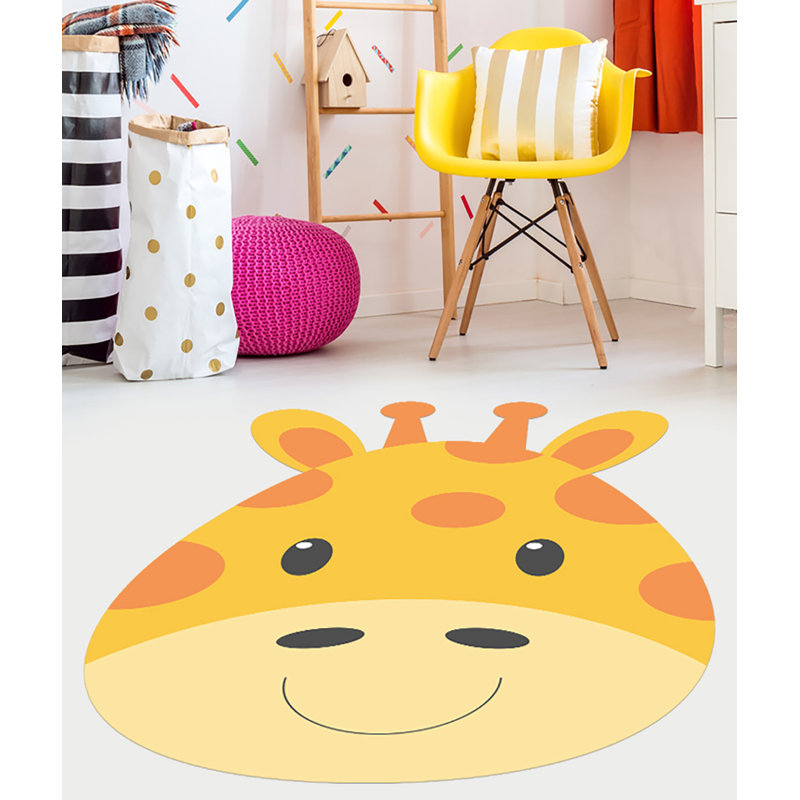 Vinyl Machine Printed Area Rug, Rectangle 62 x 100cm