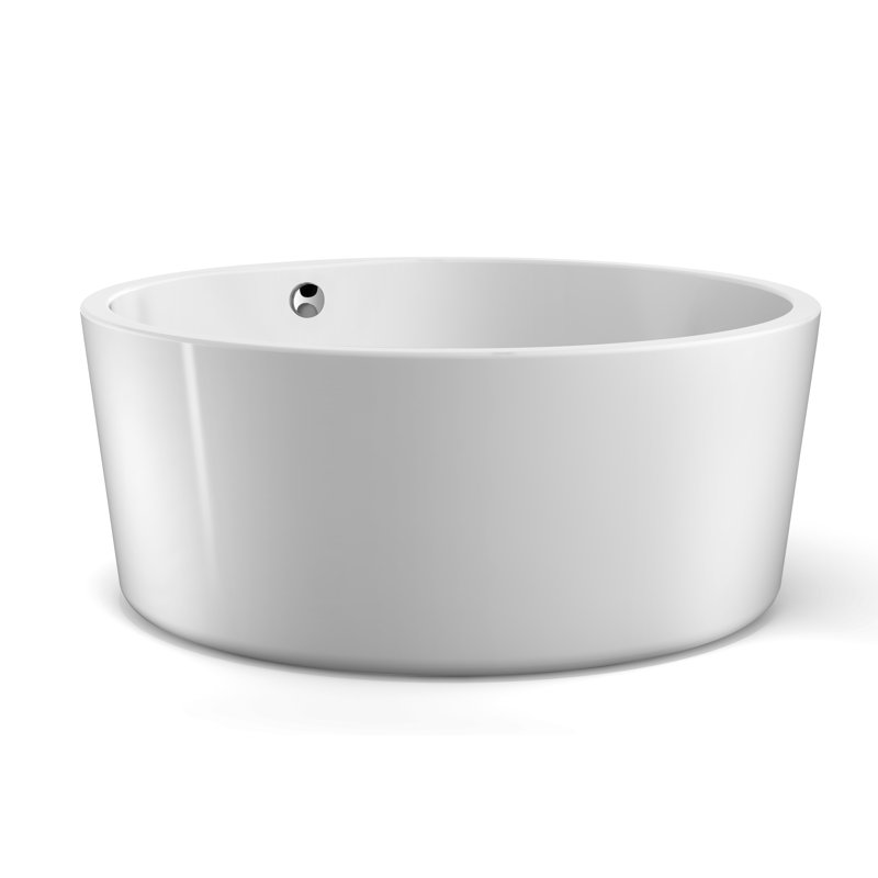 59'' x 59'' Soaking Acrylic Bathtub