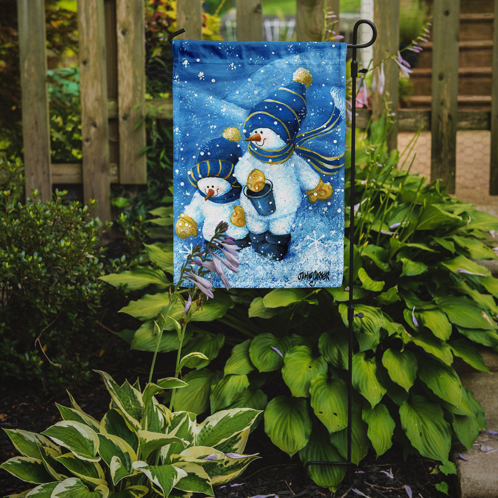 Double Sided 15'' H x 11'' W Polyester Christmas Garden Flag Caroline's Treasures