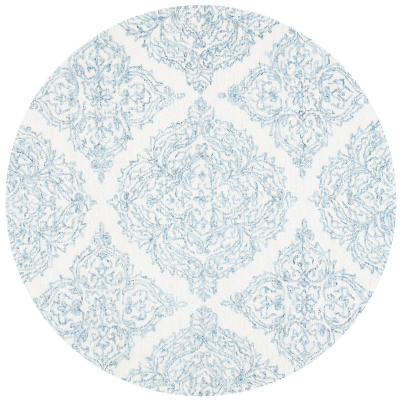 Hewett Hand Tufted Wool Rug, Round 4'
