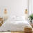 1 - Light Rattan Shade Elegant Brass Dimmable Swing Arm Wall Sconce