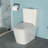 White Ceramic Toilet - And Reliable, Long-Term Investment Smooth Flushing, No Left