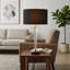 Lampe de table en cristal Elegant