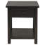 Ensemble de tables basses et de tiroirs 2 pièces Castleton Java patiné (seulement avec table basse)-1596909759