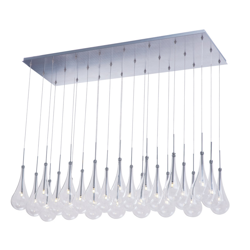 Luminaire suspendu 24 lumières à intensité variable Deva
