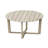 5 Pcs Grade-A Weathered Teak Wood Dining Set: 60" Sema Round Table And 4 Robas Arm Chairs #11Ro3504-112322272