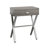 Side Table with Chrome Metal X Base Frame-2008692599-2010360652