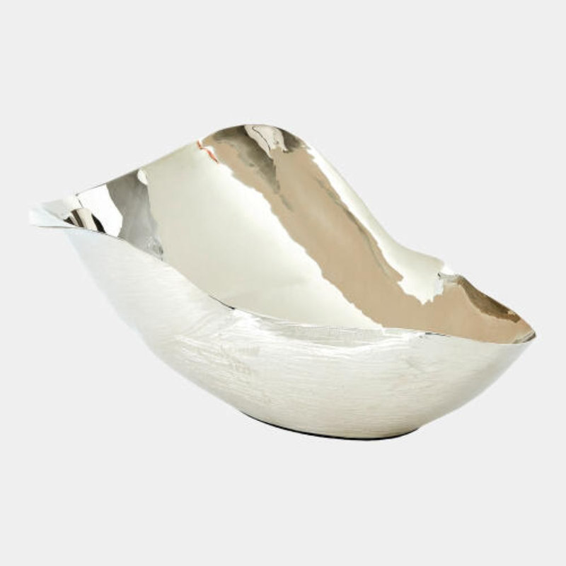 Freyda Brass Decorative Bowl, 7" H x 10" W x 15" D