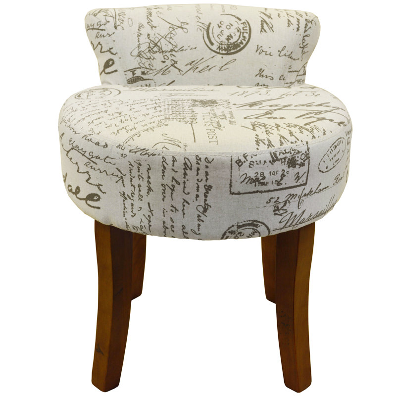 Adamma Solid Wood Accent Stool