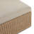 Holly Manning 55" Outdoor Bench Ottoman