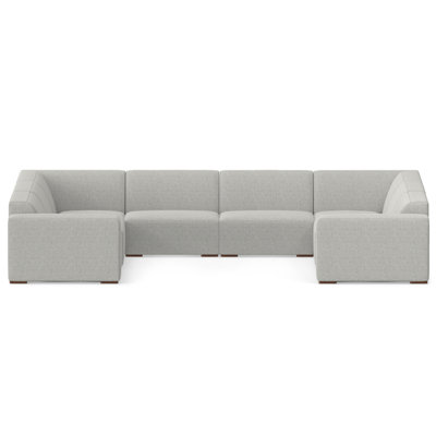 Rex 8 - Piece Modular Upholstered U-Sectional