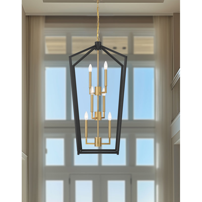 Luminaire suspendu 6 lumières Everly Quinn Paulyne