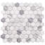 Santorini 12" x 12" Marble Honeycomb Mosaic Wall & Floor Tile-54104762