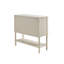 Commode décorative 2 tiroirs crème antique