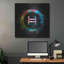 «HBAR Hedera Crypto» par Luxe Métal Art Portfolio, 36 po x 36 po Luxe