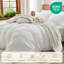 Ensemble de housse de couette rayée en coton délavé avec fermeture à glissière et attaches de coin-132664410-132664412