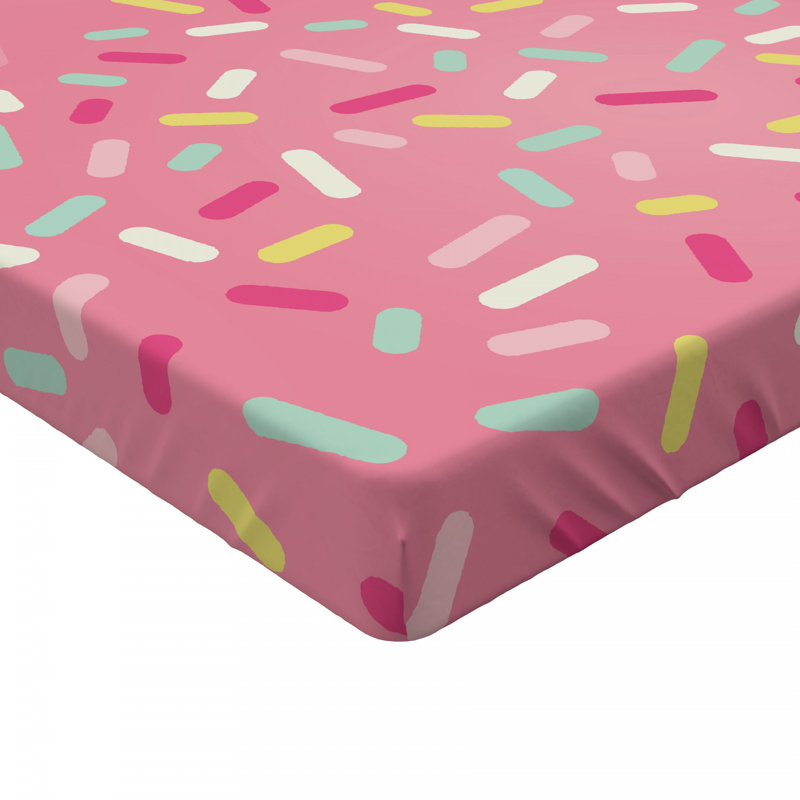 Microfiber Fitted Sheet, Queen Fitted Sheet, Geometric