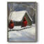 «Christmas Holiday Art CDXLV III», reproduction d'art encadrée - bois massif-107139750
