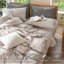 Ensemble de housse de couette légère avec fermeture à glissière 8 attaches 100% coton lavé MooMee-111701512-109236630