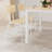 5-Piece Dining Table Set With 4 Chairs, 43'' Metal Frame & MDF, Ideal For Small Spaces, Easy To Clean-1572776282-1572776280-1572776281