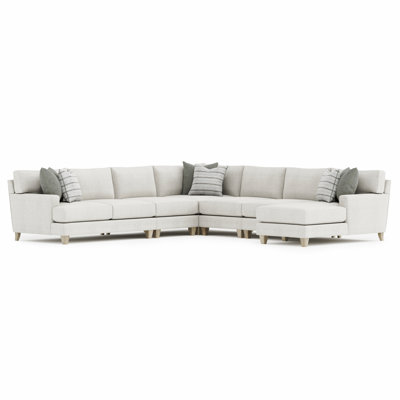 Bernhardt Plush 6 - Piece Upholstered Sectional