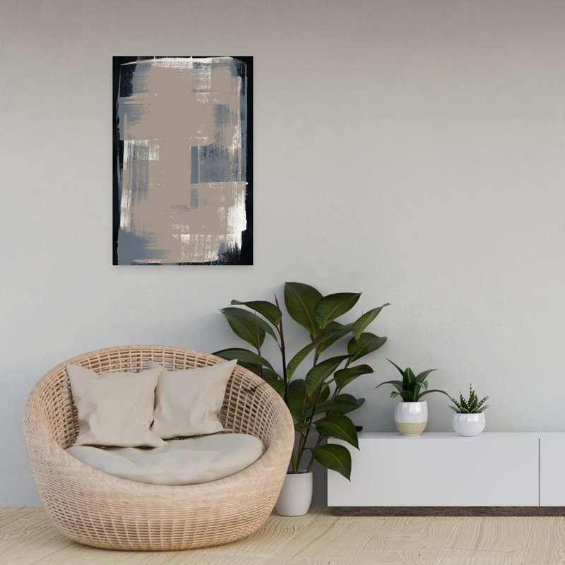 Art contemporain contemporain abstrait, H 24 po x l 16 po