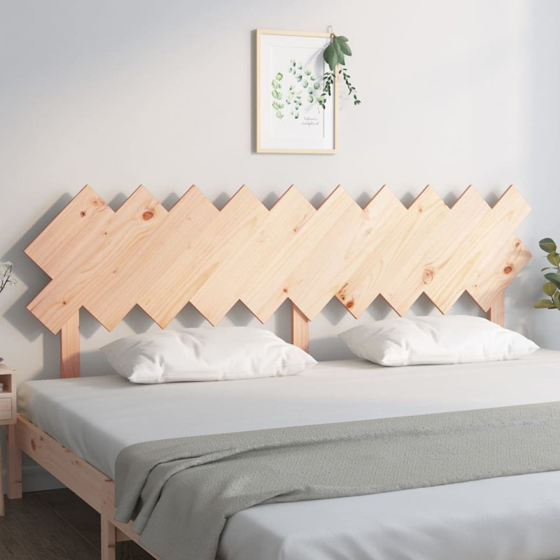Solid Wood Headboard, 196 x 80.5 cm, Brown
