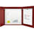Enclosed Cabinet Porcelain Magnetic Small - 2' - 4' Whiteboard