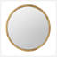 Wood Round Mirror, Farmhouse Decor Style Circle-1824627574