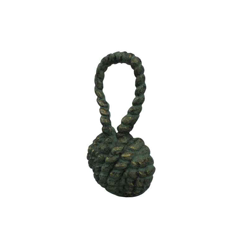 Butée de plancher pondérée en fer moulé, Bronze antique